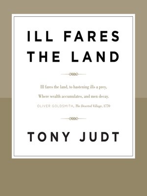 Ill Fares the Land - Audiobook